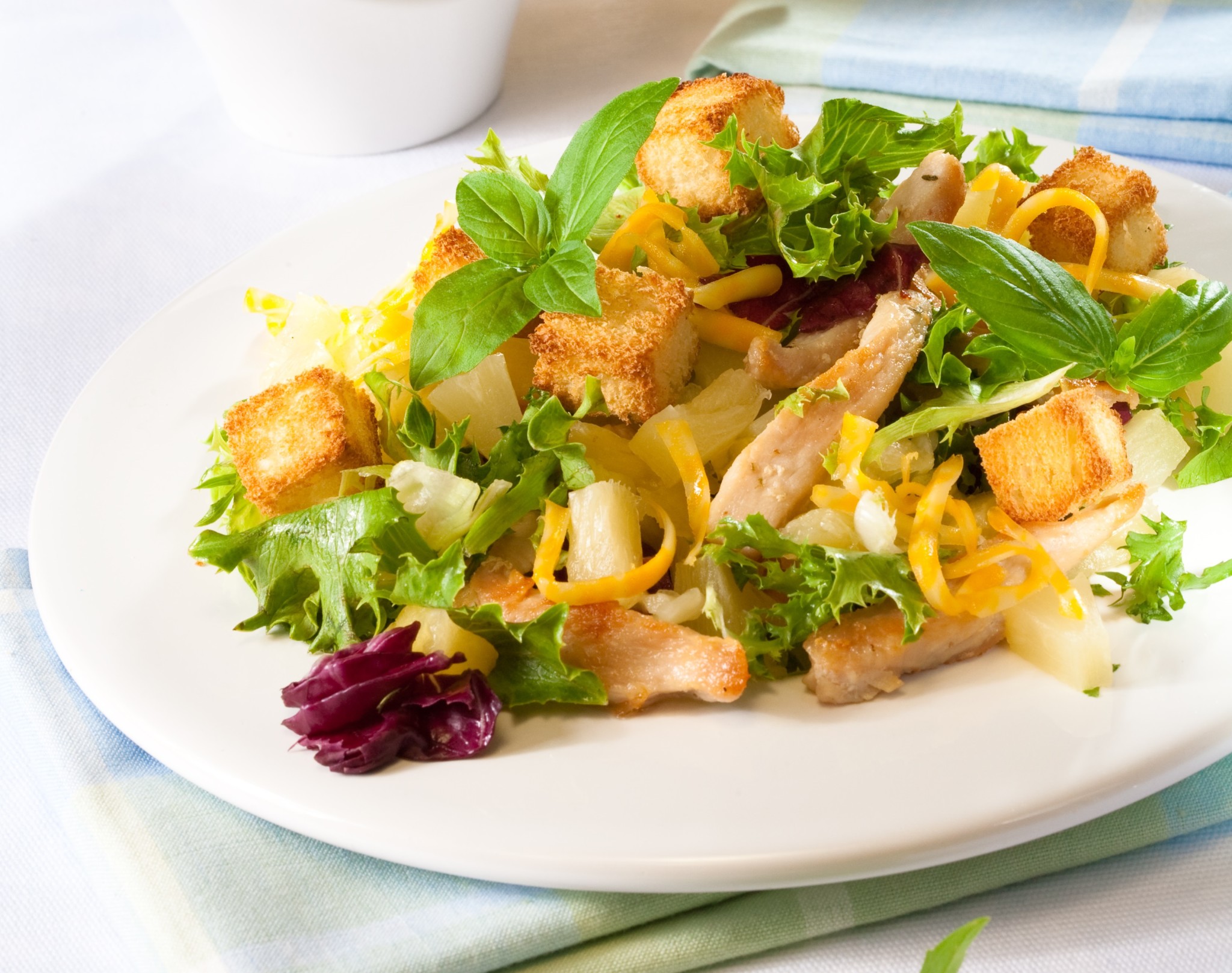 рецепт салата с капустой и курицей