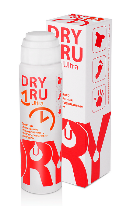 DRY RU Ultra Средство от обильного потоотделения с пролонгированным действием	