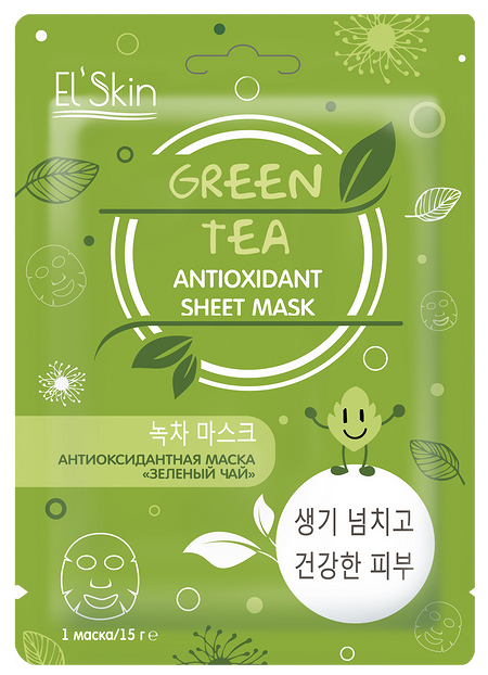 Антиоксидантная маска «ЗЕЛЕНЫЙ ЧАЙ»