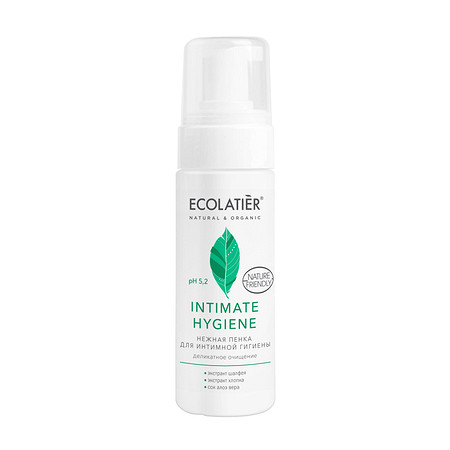 ECL Нежная пенка для интимной гигиены Intimate Hygiene с экстрактами шалфея и хлопка