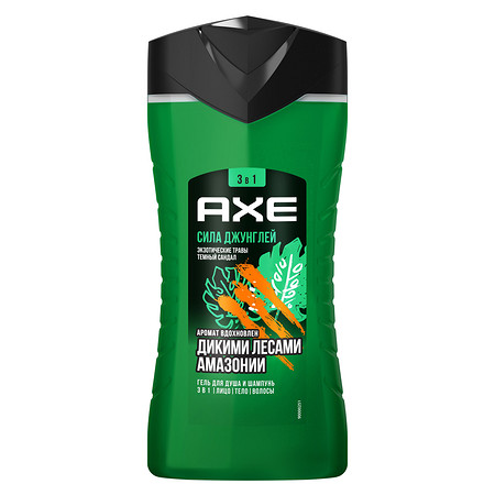 AXE ГЕЛЬ ДЛЯ ДУША И ШАМПУНЬ Сила Джунглей