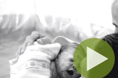 Красивые домашние роды в воде