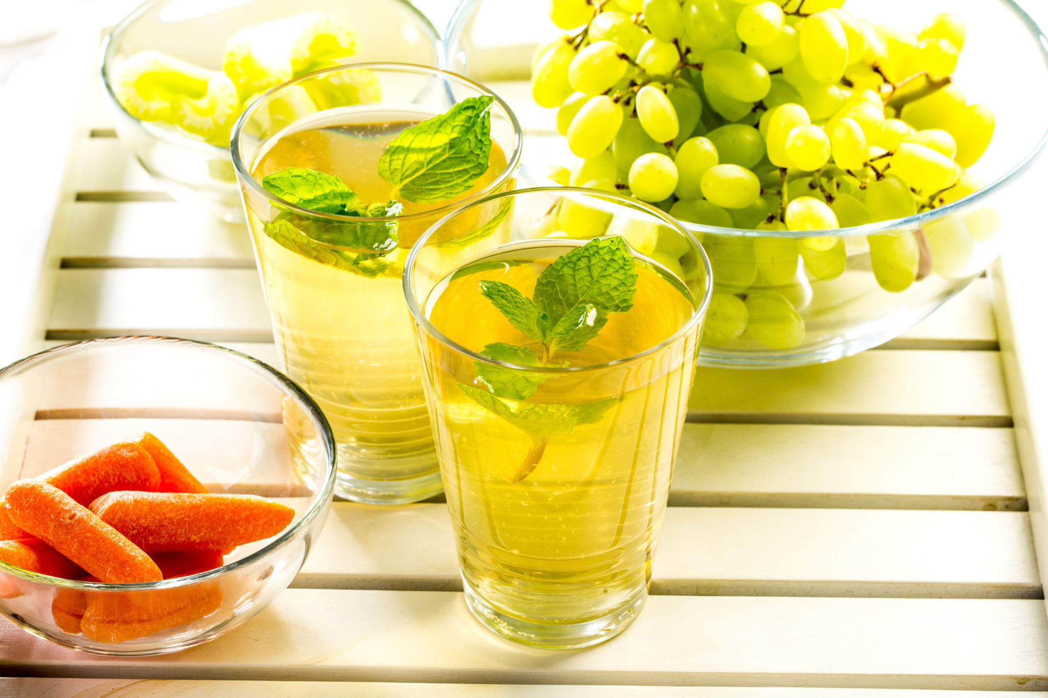 Компот из винограда с мятой Компот из винограда с мятой