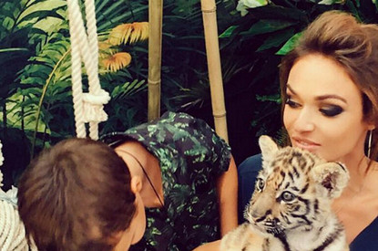 Сын Водонаевой отпраздновал 6-летие с тиграми