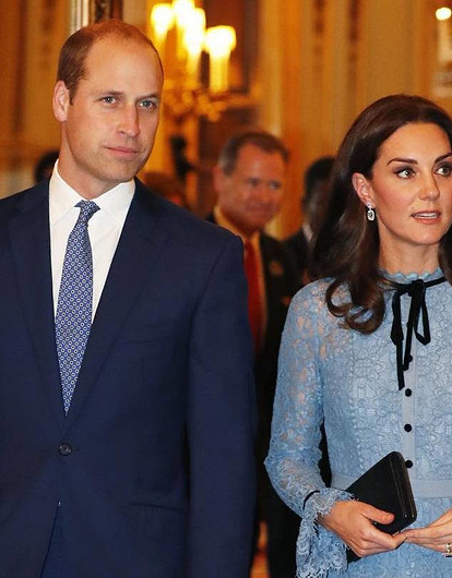 Кейт Миддлтон впервые вышла в свет после сообщения о третьей беременности