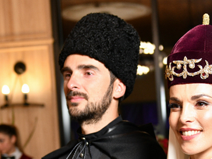 Лезгинка и черкеска: первые подробности свадьбы Сати Казановой на Кавказе
