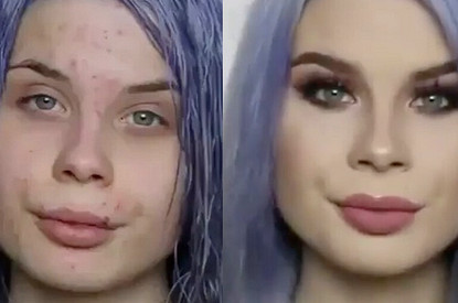 Видео: макияж супер-проблемной кожи