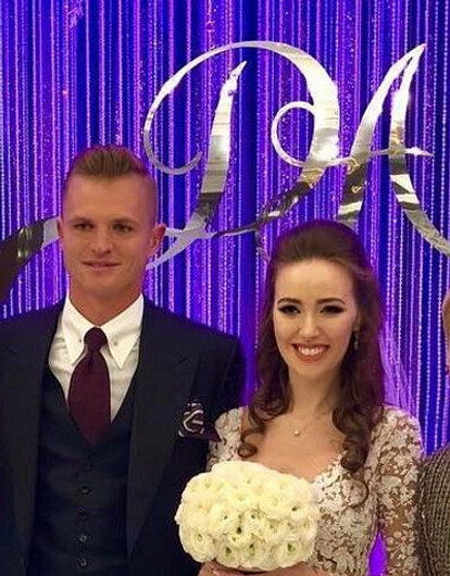 Дмитрий Тарасов и Анастасия Костенко обвенчались