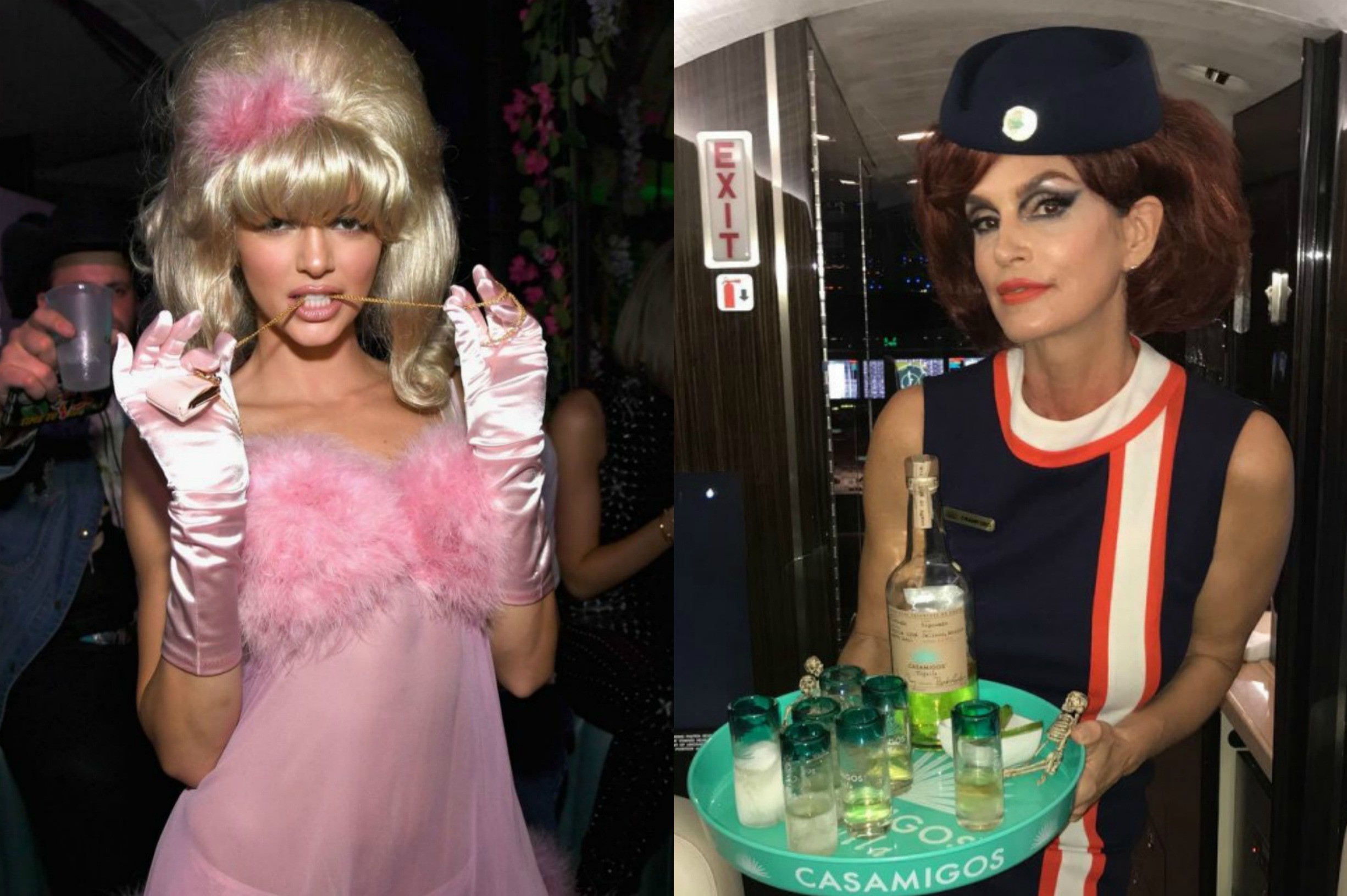 Стюардесса и кукла Барби: какие образы на Хэллоуин выбрали звезды