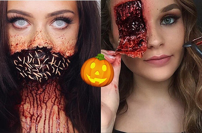 Самый страшный макияж для Хэллоуина: топ-15 идей из Instagram
