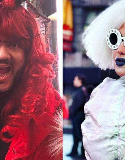 Филипп Киркоров и Анна Нетребко отметили Хэллоуин в причудливых париках