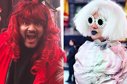 Филипп Киркоров и Анна Нетребко отметили Хэллоуин в причудливых париках