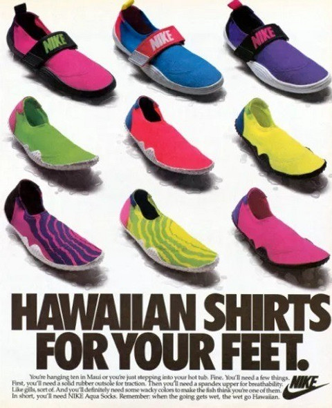 Бренд Nike вместо обуви изобрел нечто очень странное и назвал это «гавайскими рубашками для ног».