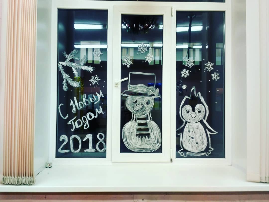 Украшения на окна на Новый год: подборка идей