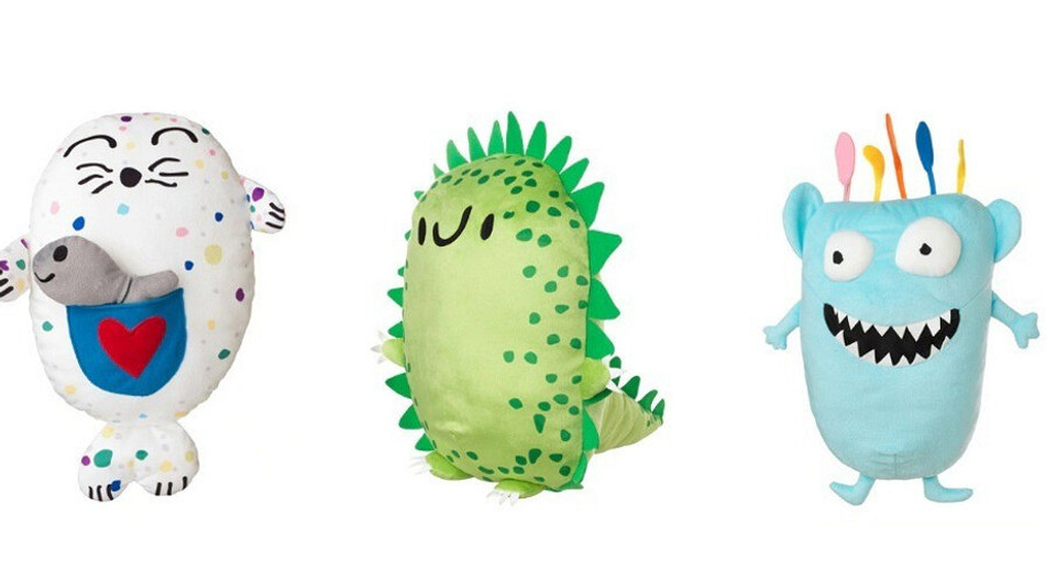 Ежезавр и монстр Монстр: IKEA выпустили коллекцию игрушек по мотивам детских рисунков