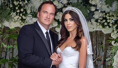 55-летний Квентин Тарантино женился на девушке, гораздо младше себя