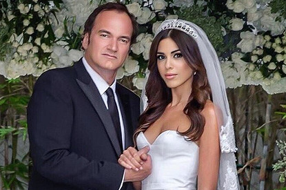 55-летний Квентин Тарантино женился на девушке, гораздо младше себя