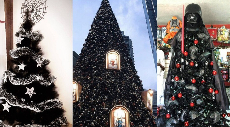 Самый стильный праздник: черные елки захватывают Instagram