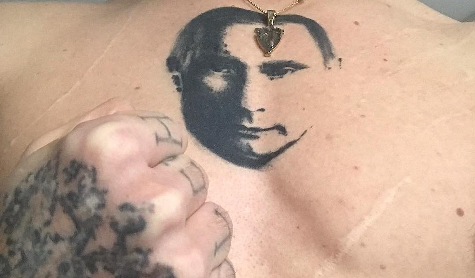 Сергей Полунин сделал тату с изображением Владимира Путина в благодарность за российское гражданство