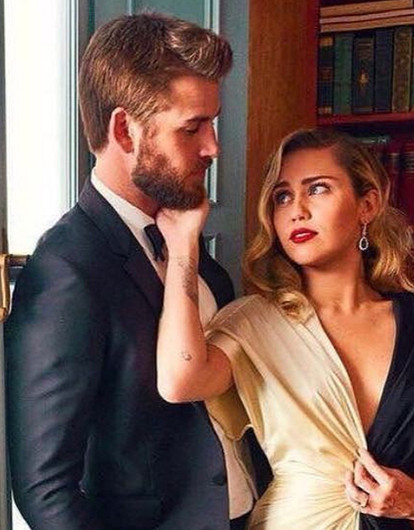 Майли Сайрус и Лиам Хемсворт опубликовали свадебные фото