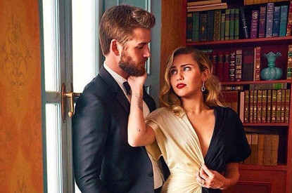 Майли Сайрус и Лиам Хемсворт опубликовали свадебные фото