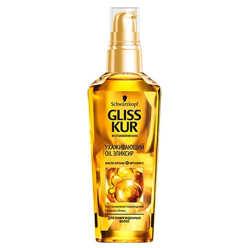 Эликсир для волос `GLISS KUR` OIL NUTRITIVE 