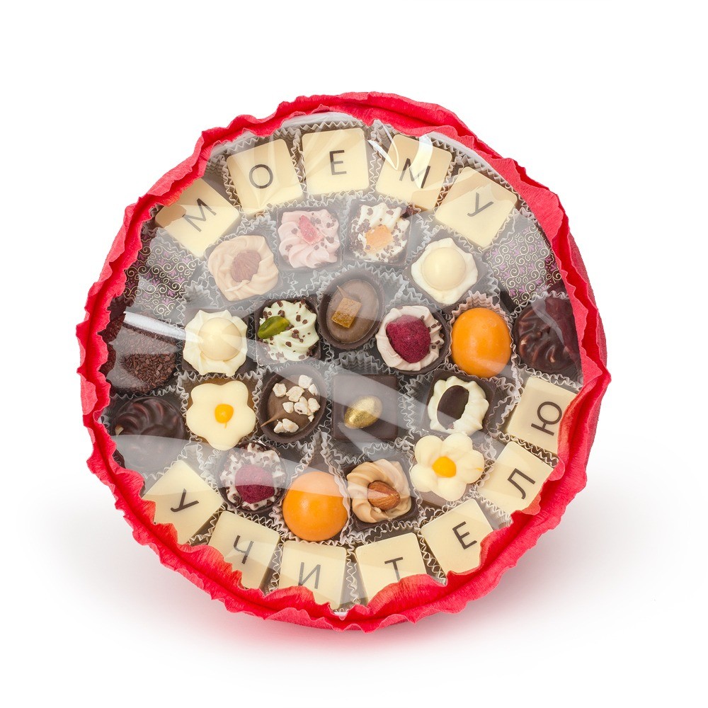 Букет из конфет «Моему учителю» Конфаэль, цена – ок. 2585 руб. @confael_chocolate