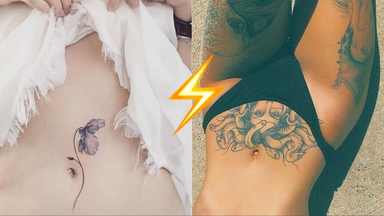 Смелый тренд: тату около пупка набирает популярность в Instagram (30 идей внутри)