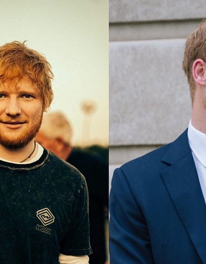 «Мы рыжие! Мы будем бороться!»: принц Гарри встретился с Эдом Шираном (видео)