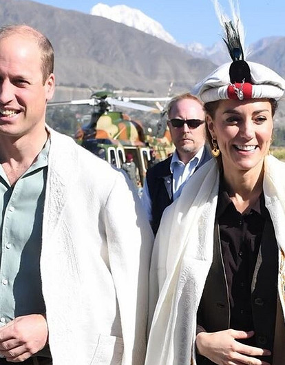 Кейт Миддлтон встретила Диану и ее сына Уильяма в Пакистане