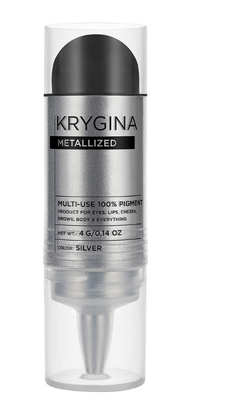 Сухой пигмент Metallized Silver, Krygina Cosmetics