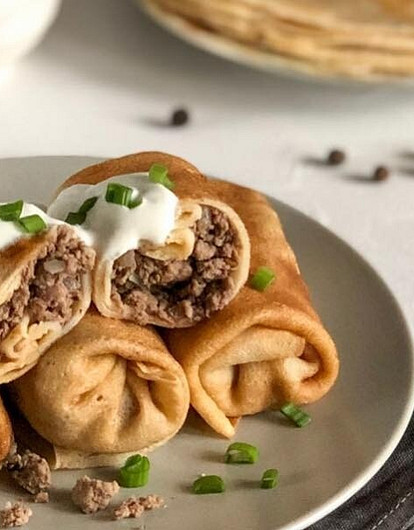 Блины с мясом: 6 классных рецептов начинки (ты не сможешь остановиться)