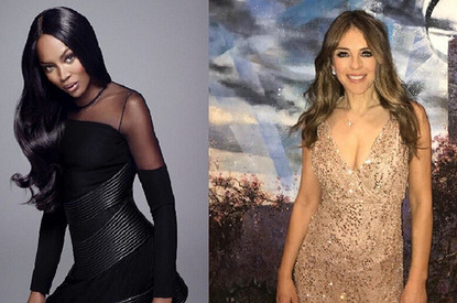 Наоми Кэмпбэлл и Элизабет Херли поделились пикантными фото в День благодарения