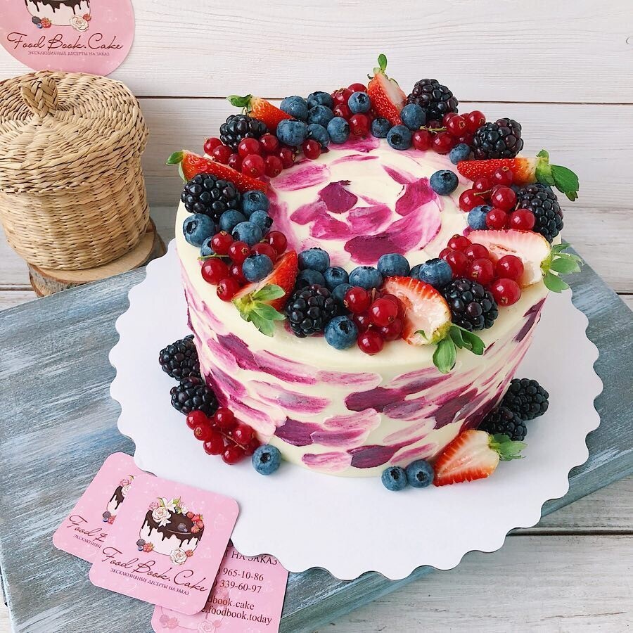 Как украсить торт фруктами и ягодами в домашних условиях - 50 супер-идей на фото | getadreams.ru