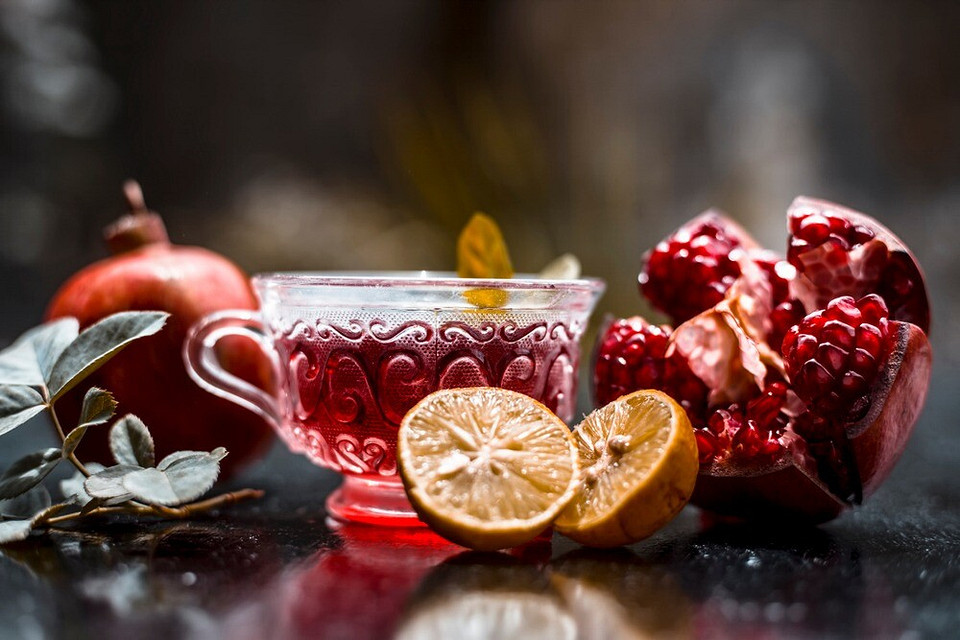чай из гранатовых цветов