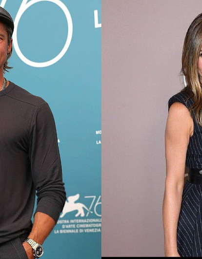 СМИ: Брэд Питт и Дженнифер Энистон иногда флиртуют друг с другом