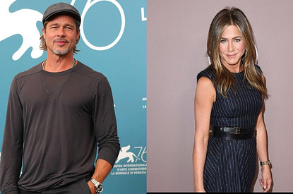 СМИ: Брэд Питт и Дженнифер Энистон иногда флиртуют друг с другом