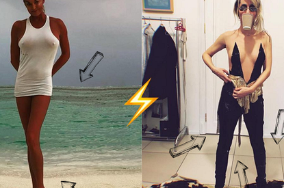 Богини фотошопа: звезды, которых поймали на фотоляпах