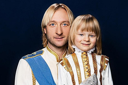 На шоу в Японии сложные элементы за Евгения Плющенко выполнял его сын