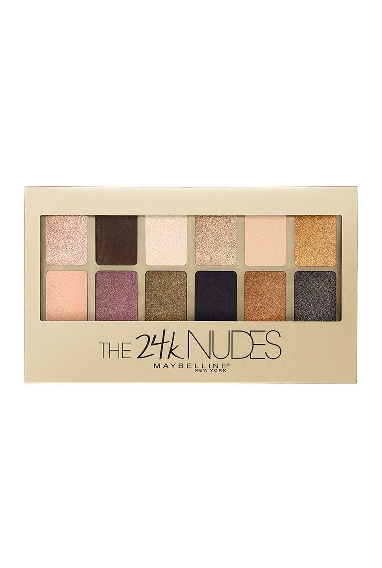 Палетка теней The 24 Karat Nudes, Maybelline New York