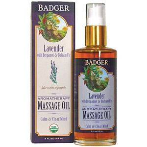 Массажное масло для ароматерапии Badger Company