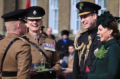 Кейт Миддлтон и принц Уильям отметили День Святого Патрика (и выпили по пинте пива)