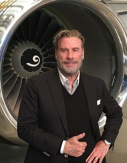 Джон Траволта встретился с Дмитрием Песковым в Москве