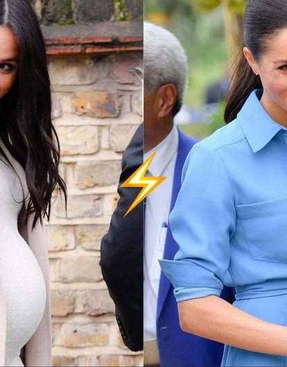 5 самых красивых фасонов платьев для беременных (на примере Меган Маркл)