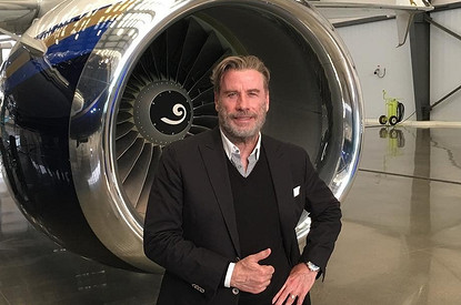 Джон Траволта встретился с Дмитрием Песковым в Москве