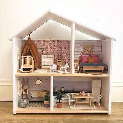 Кукольный домик для Анны и Эльзы из картона своими руками | Второе Детство | Дзен