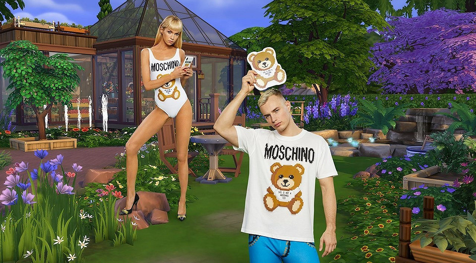 Moschino создали коллекцию совместно с разработчиками видеоигры The Sims