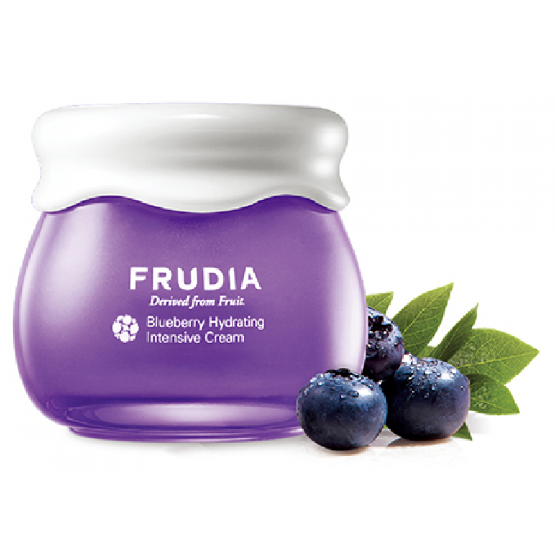 Увлажняющий крем для лица с экстрактом черники Blueberry Hydrating Cream, Frudia 