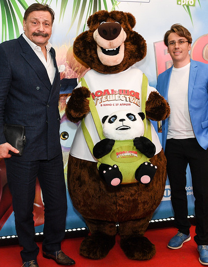 Максим Галкин, Филипп Киркоров, Дмитрий Назаров на премьере фильма «Большое Путешествие»