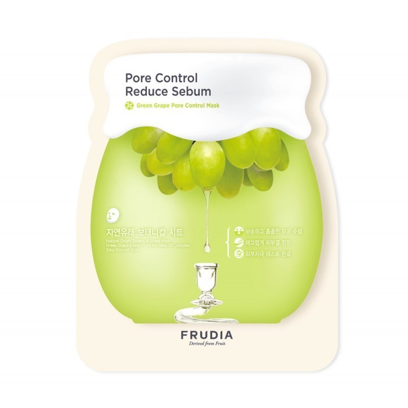 Себорегулирующая маска Green Grape Pore Control Mask, Frudia